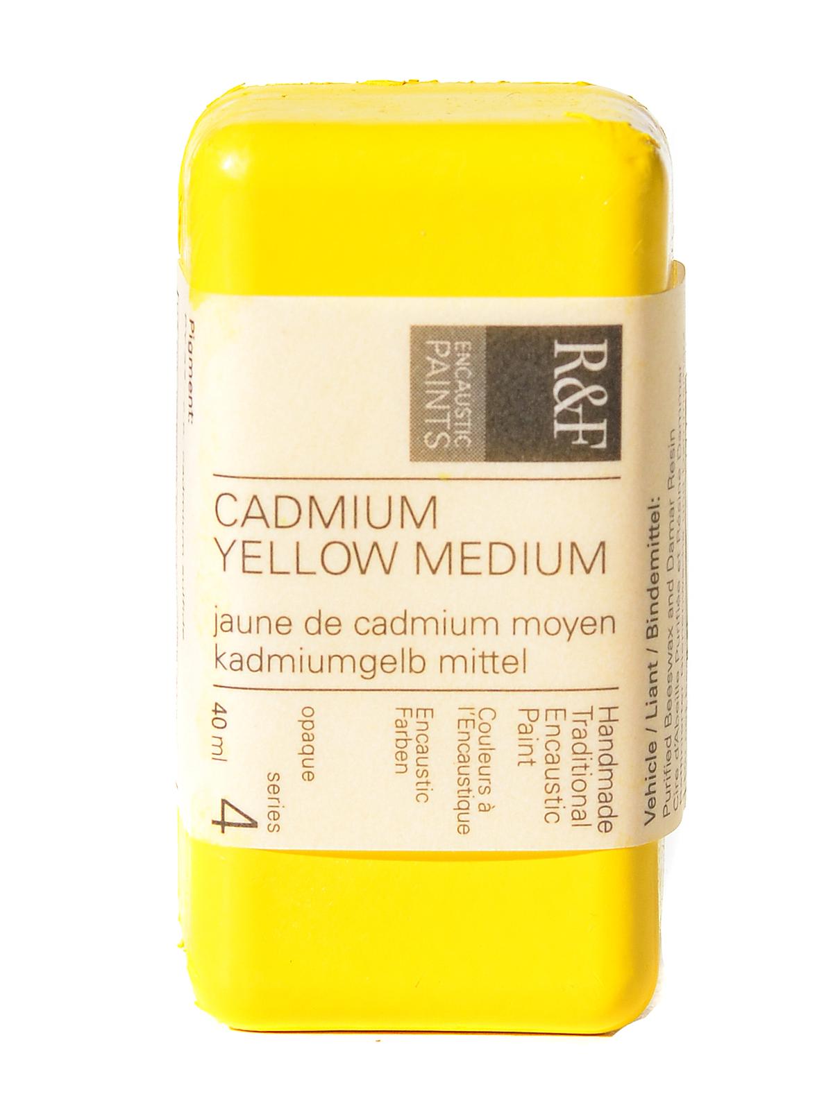 Encaustic Paint cadmium yellow medium 40 ml