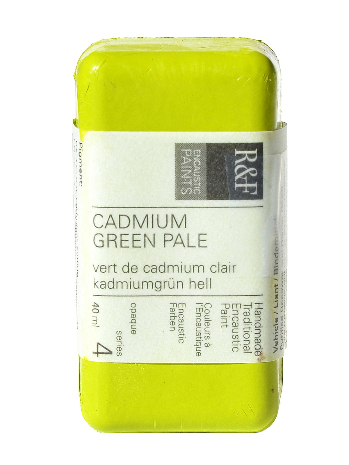 Encaustic Paint cadmium green pale 40 ml