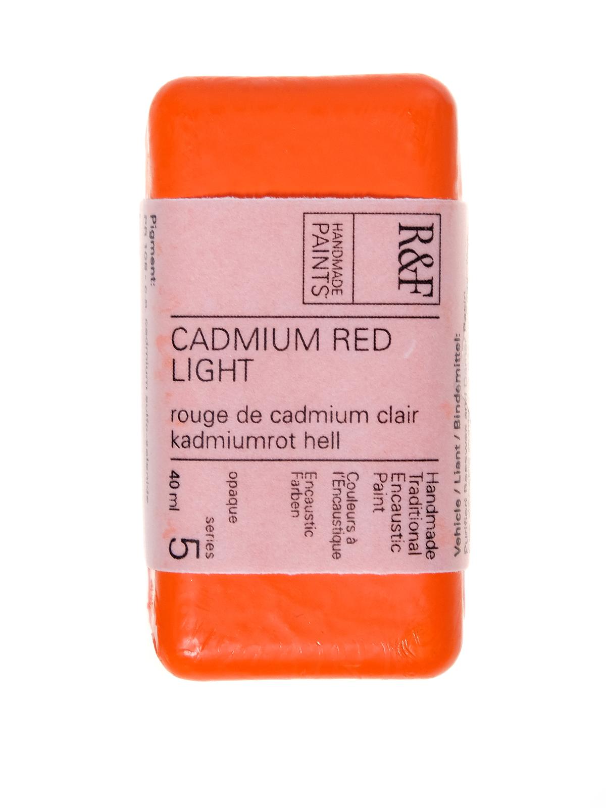 Encaustic Paint cadmium red light 40 ml
