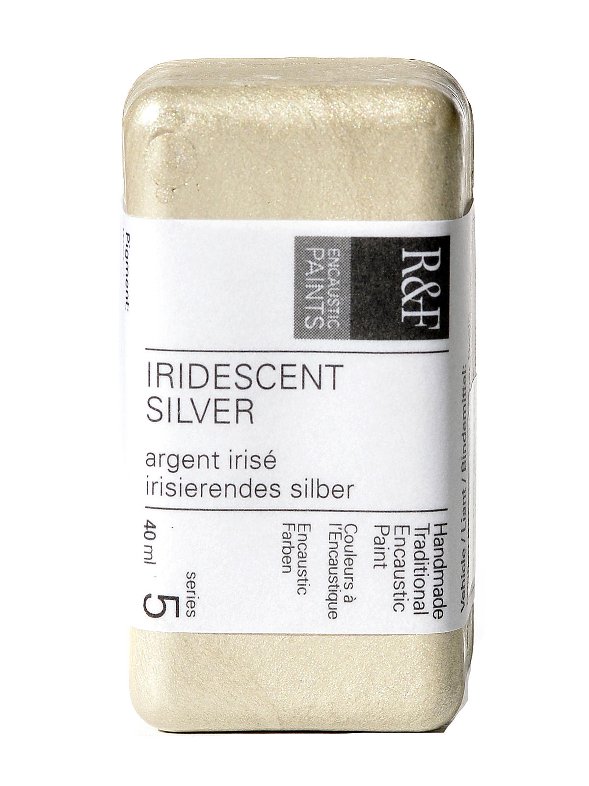 Encaustic Paint iridescent silver 40 ml