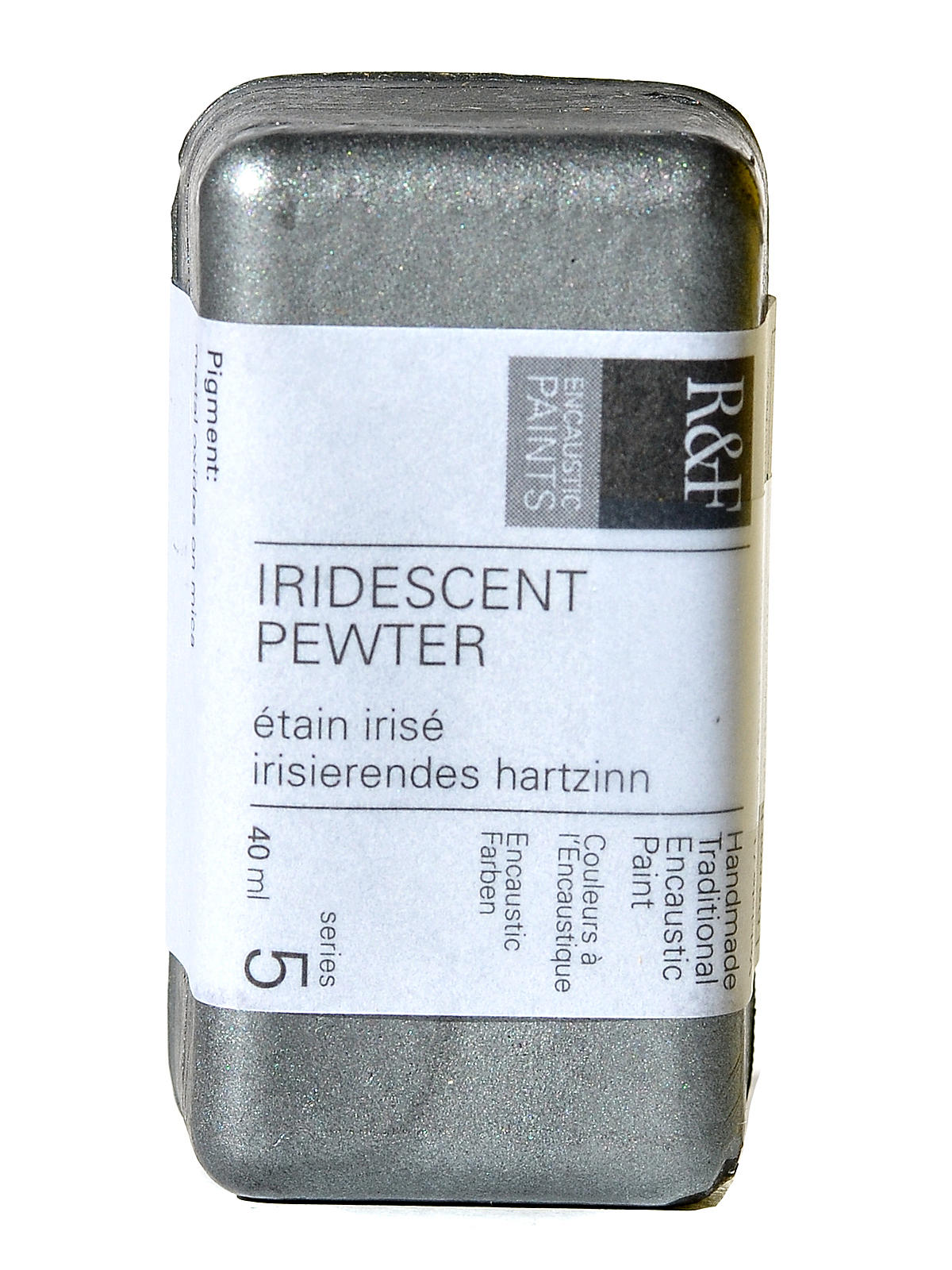 Encaustic Paint iridescent pewter 40 ml
