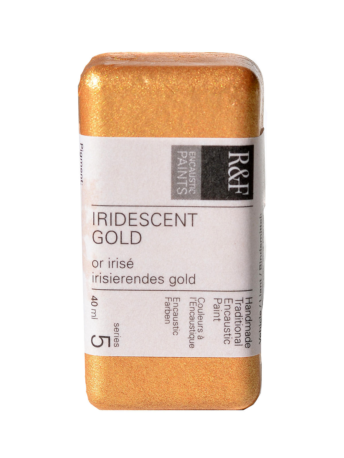 Encaustic Paint iridescent gold 40 ml