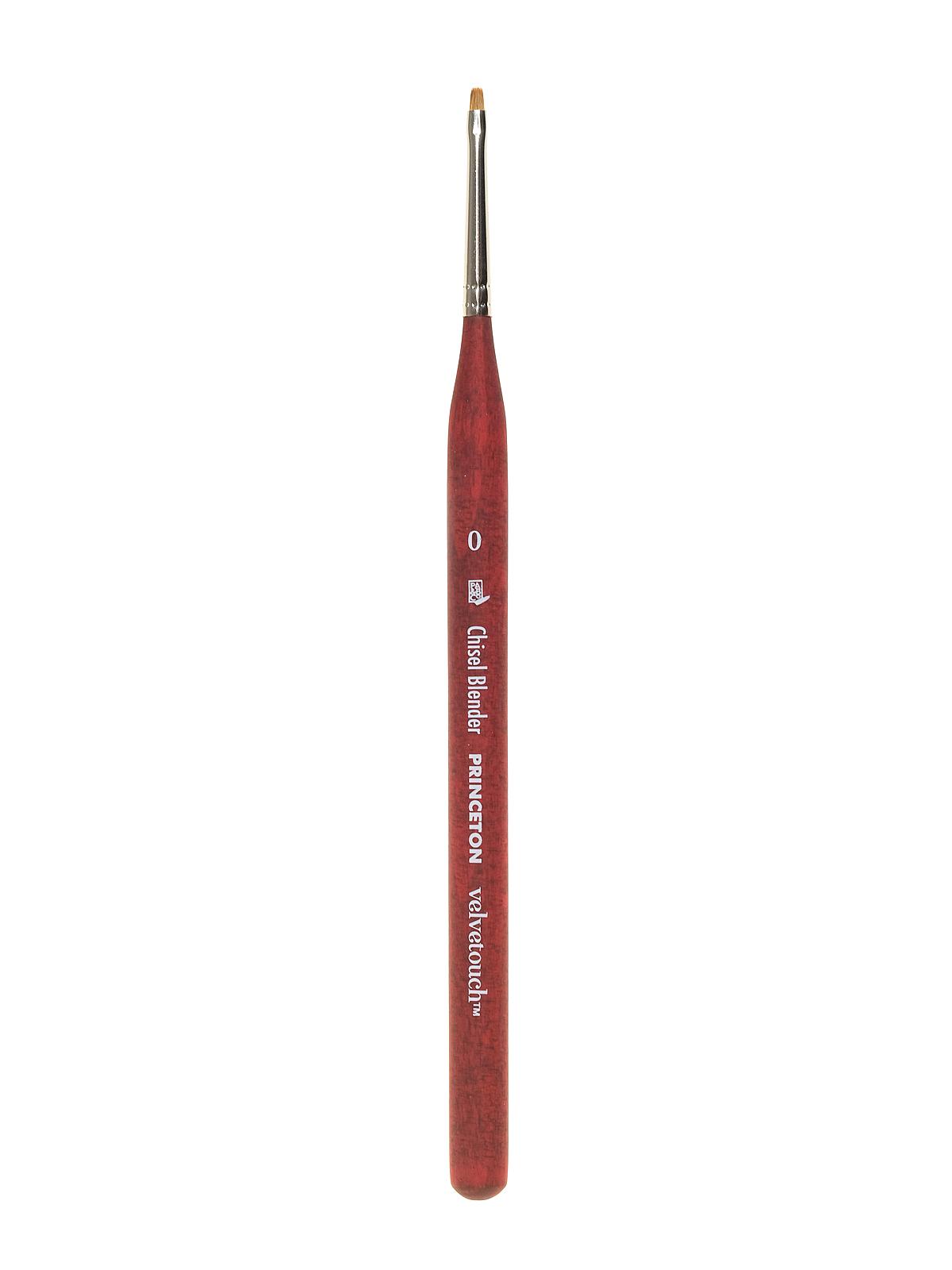 Series 3950 Velvetouch Mixed Media Brushes 0 chisel blender