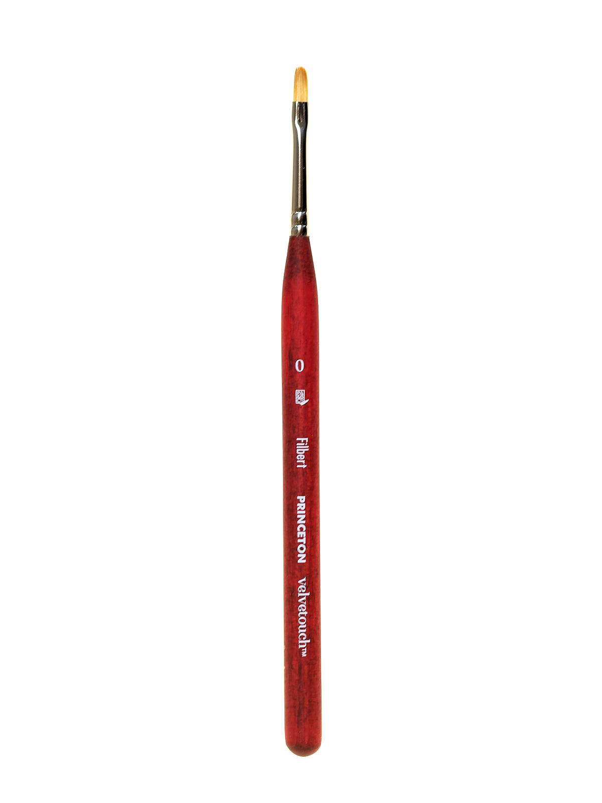 Series 3950 Velvetouch Mixed Media Brushes 0 mini filbert