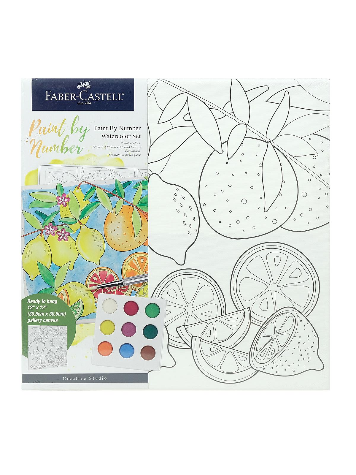 Creative Studio Paint by Numbers Watercolor produce