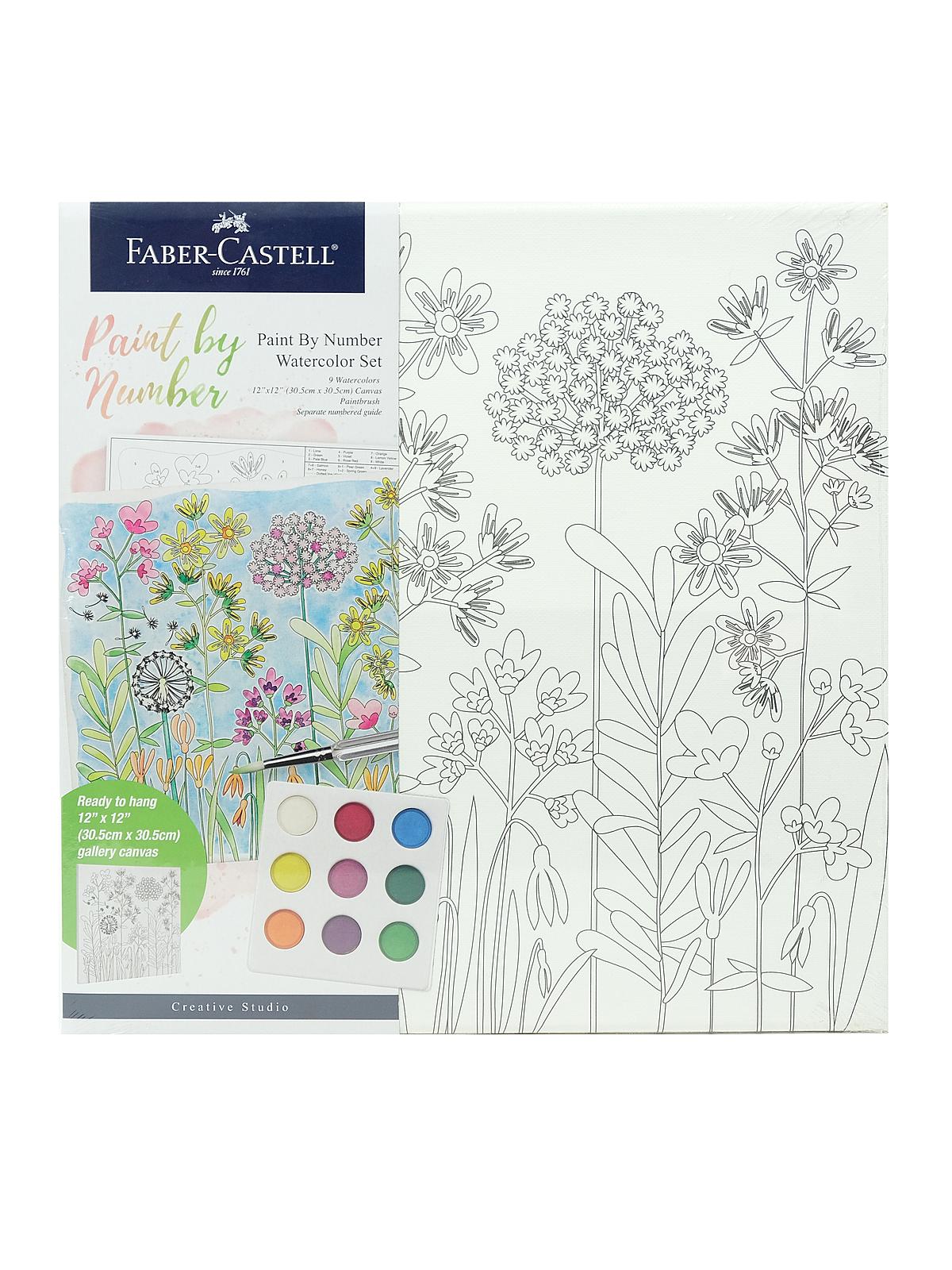Creative Studio Paint by Numbers Watercolor Farm House