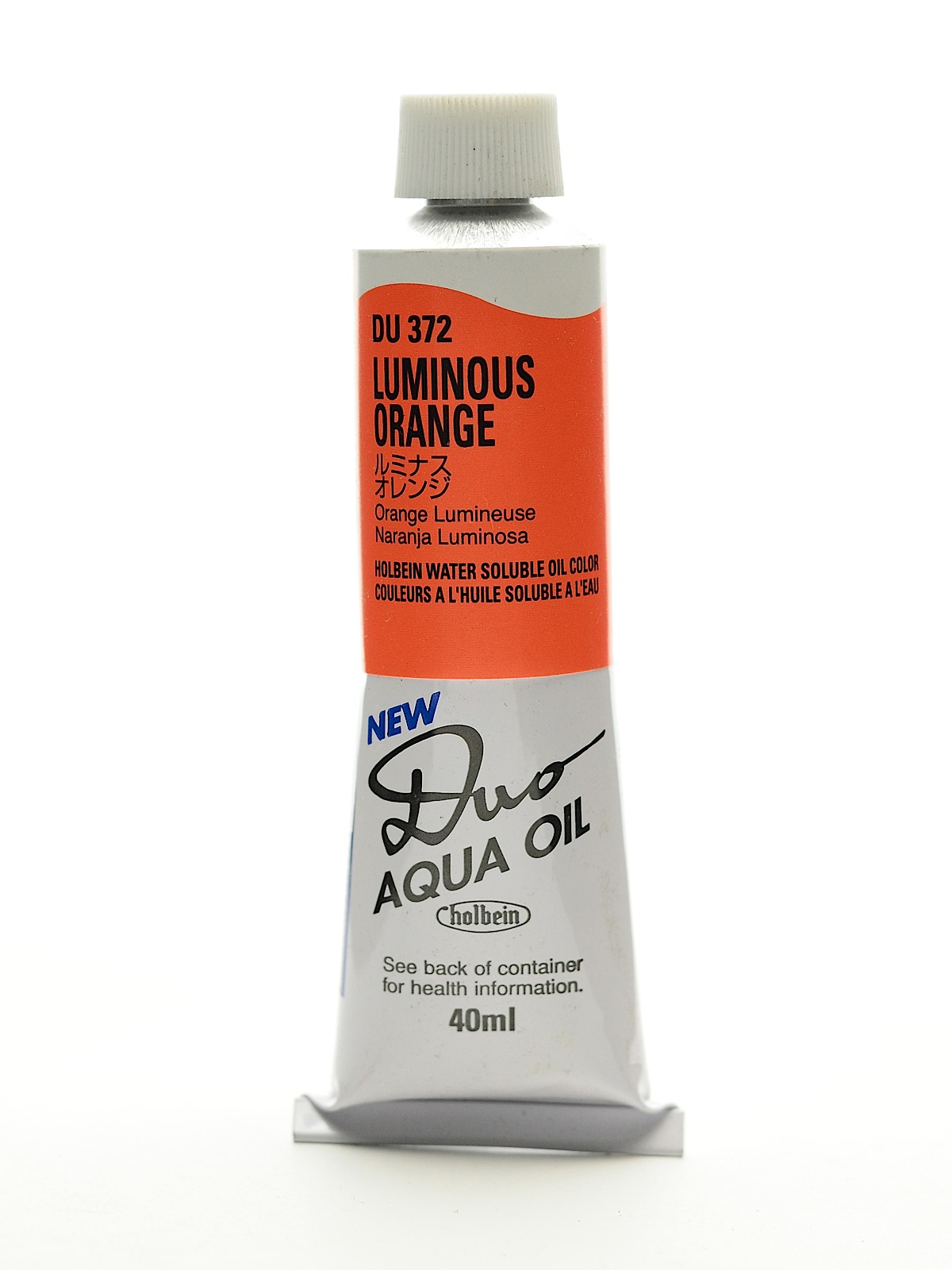 Duo Aqua Artist Oil Color Luminous Orange 40 Ml