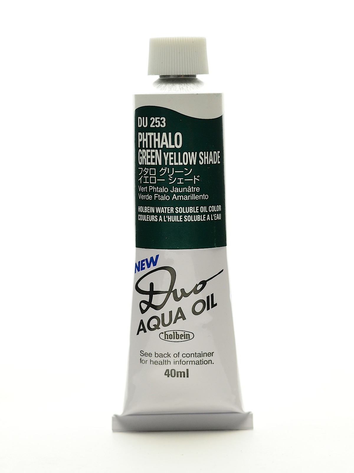Duo Aqua Artist Oil Color phthalo green yellow shade 40 ml