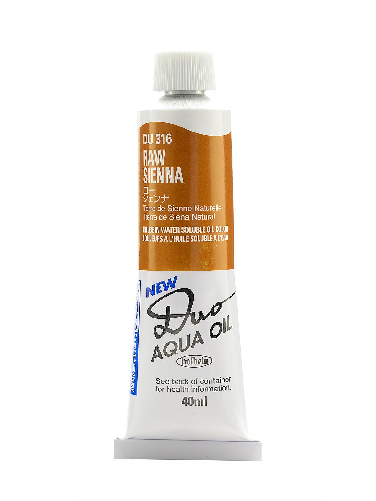Duo Aqua Artist Oil Color raw sienna 40 ml