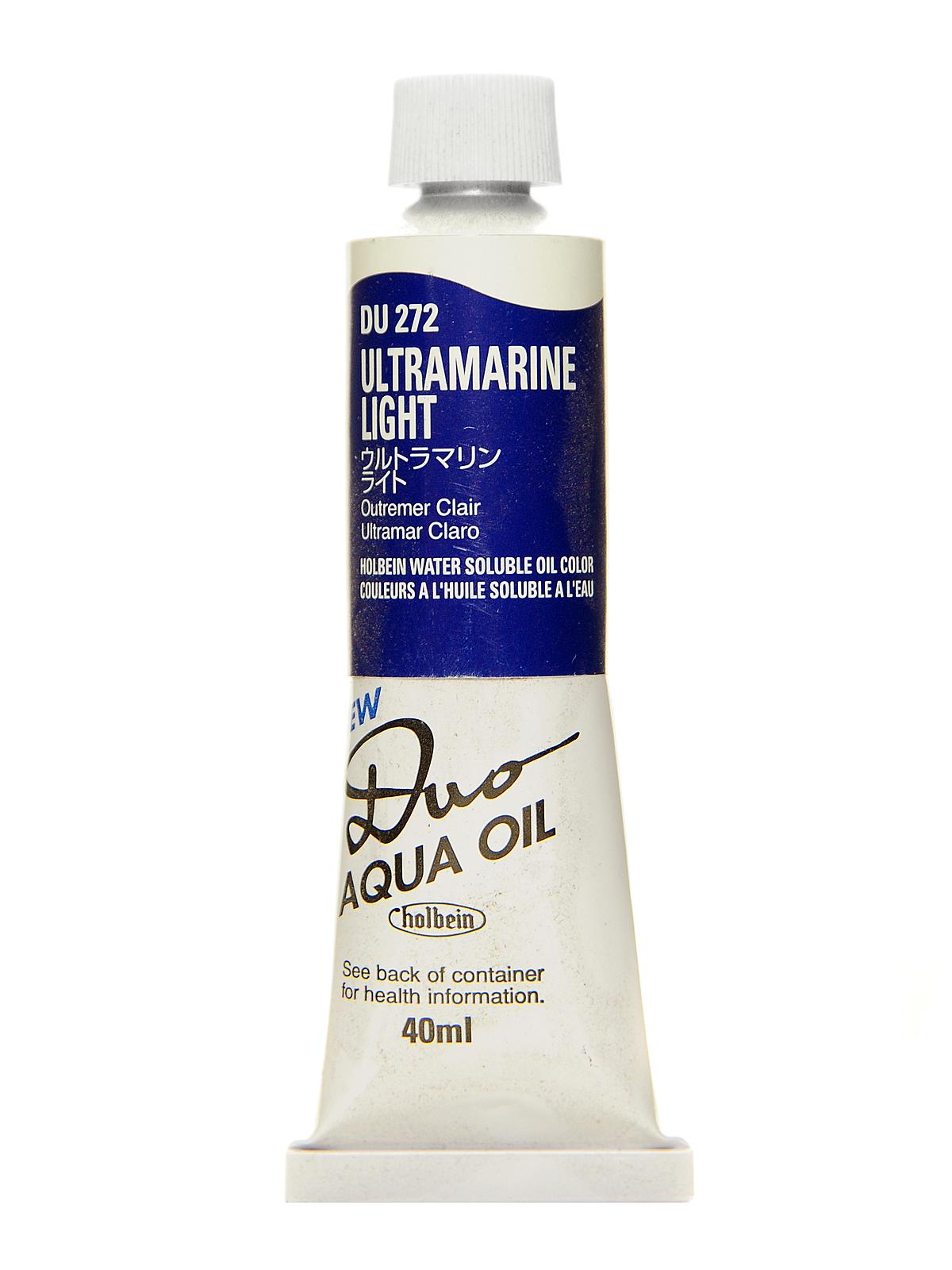 Duo Aqua Artist Oil Color ultramarine light 40 ml