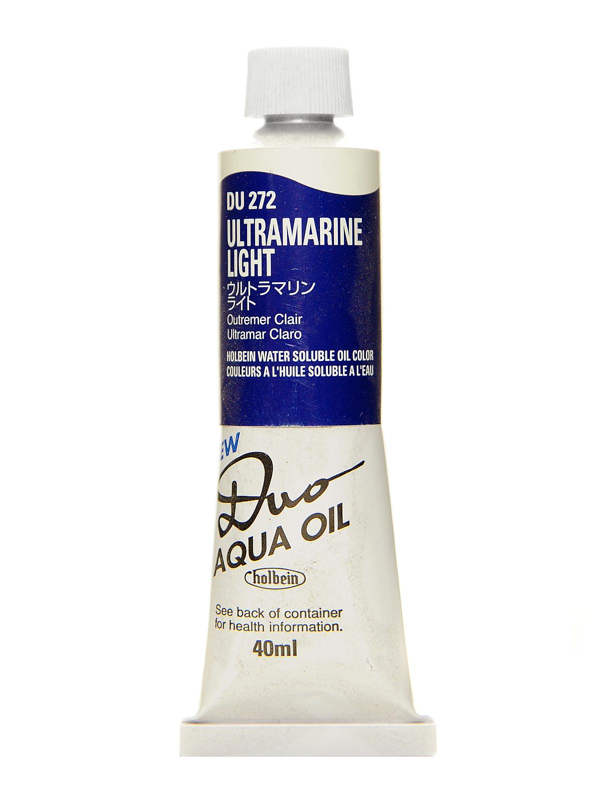 Duo Aqua Artist Oil Color Ultramarine Light 40 Ml