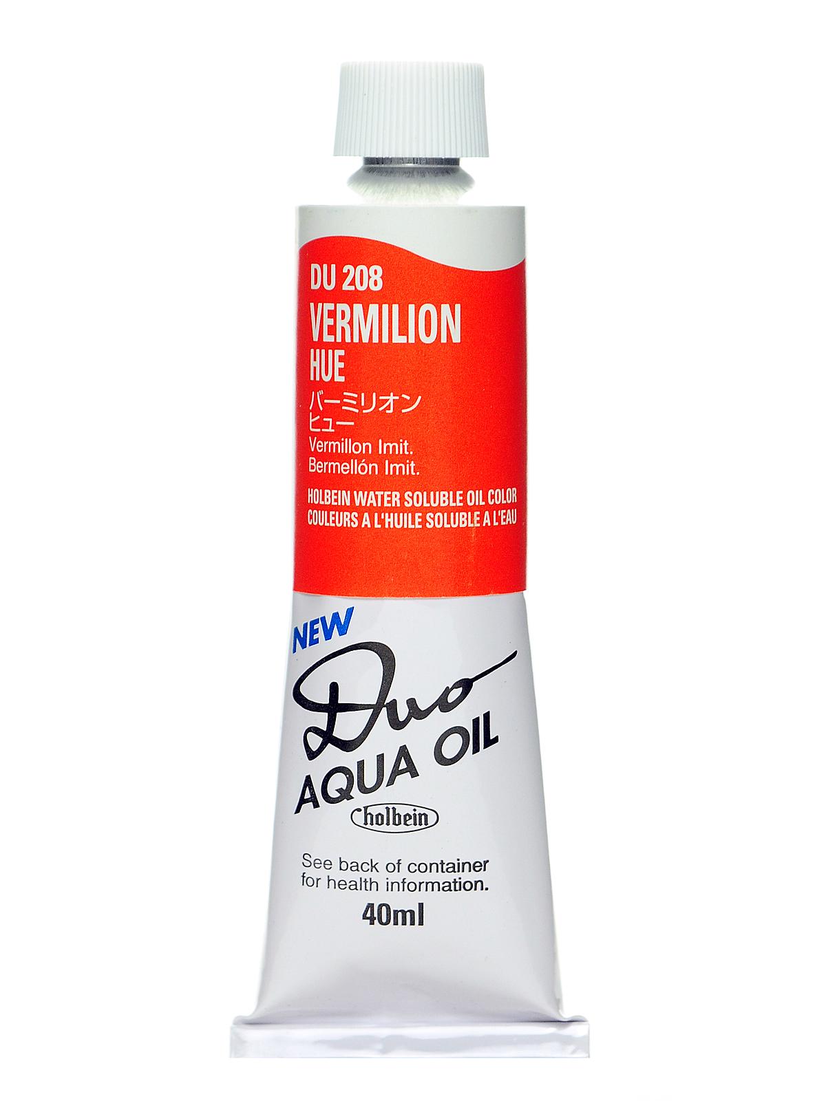Duo Aqua Artist Oil Color vermilion hue 40 ml
