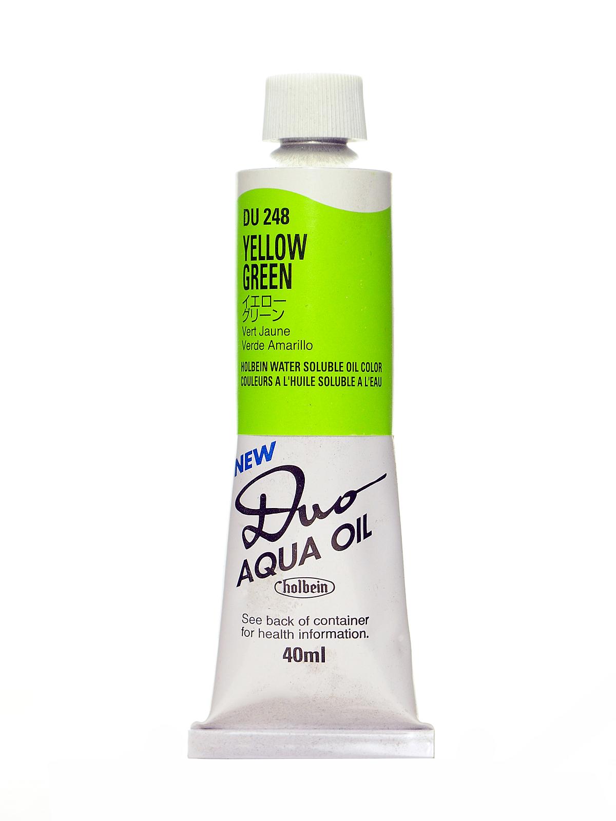 Duo Aqua Artist Oil Color yellow green 40 ml