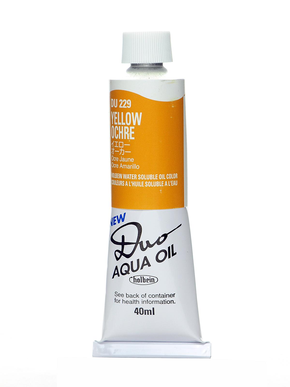 Duo Aqua Artist Oil Color yellow ochre 40 ml