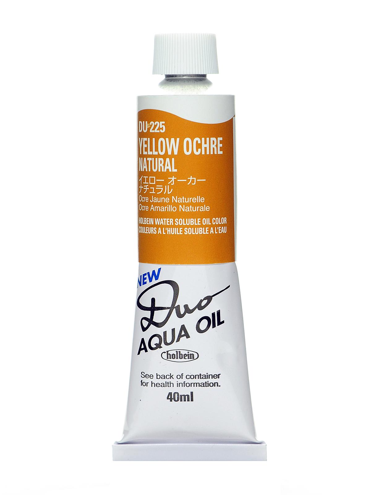 Duo Aqua Artist Oil Color yellow ochre natural 40 ml