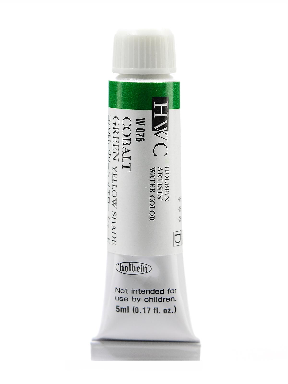 Artist Watercolor cobalt green yellow shade 5 ml