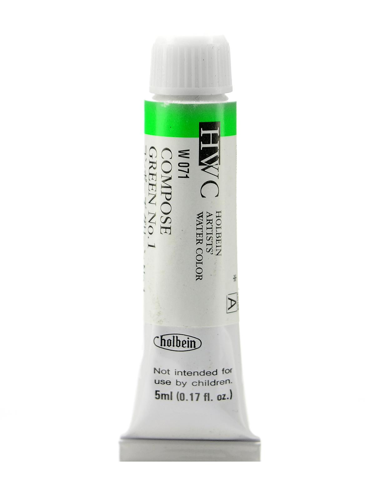 Artist Watercolor compose green #1 5 ml