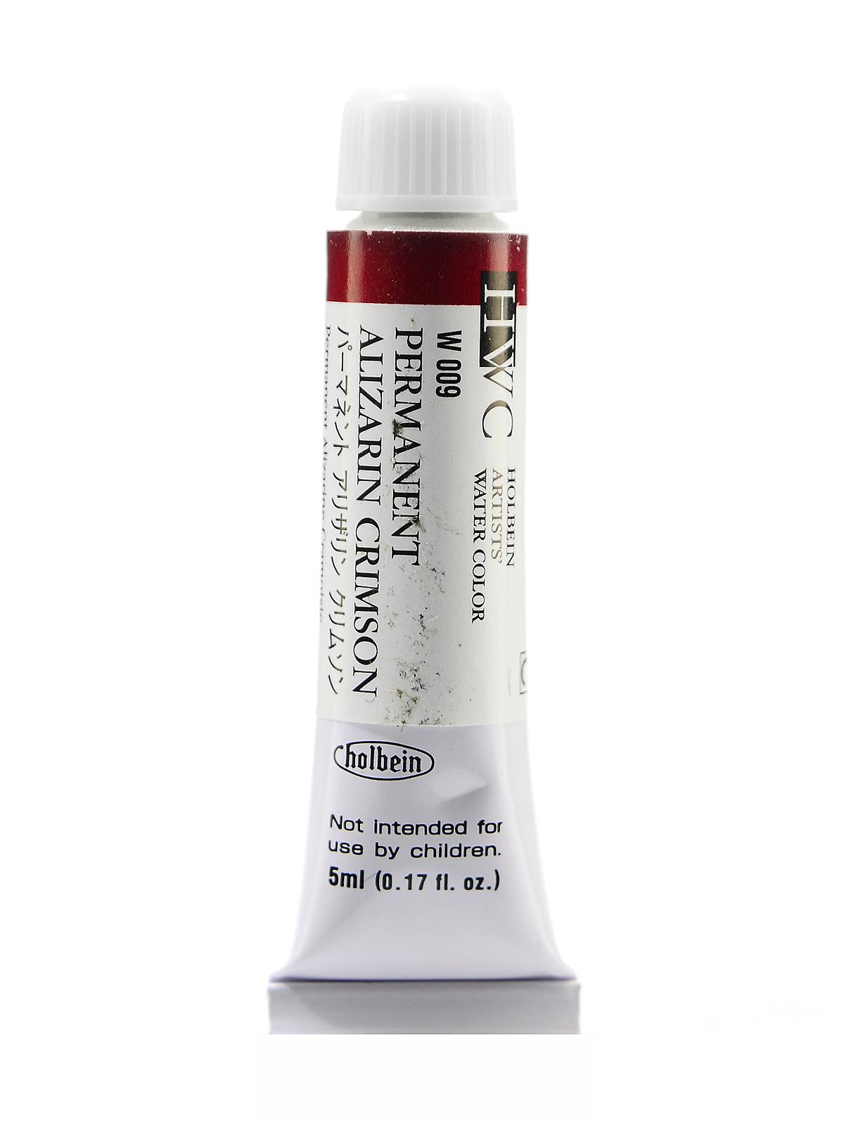 Artist Watercolor permanent alizarin crimson 5 ml