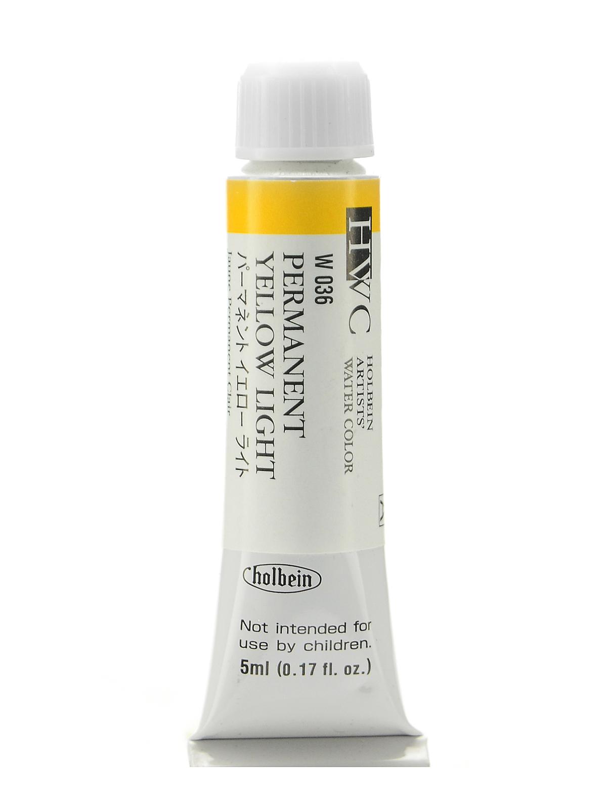 Artist Watercolor permanent yellow light 5 ml