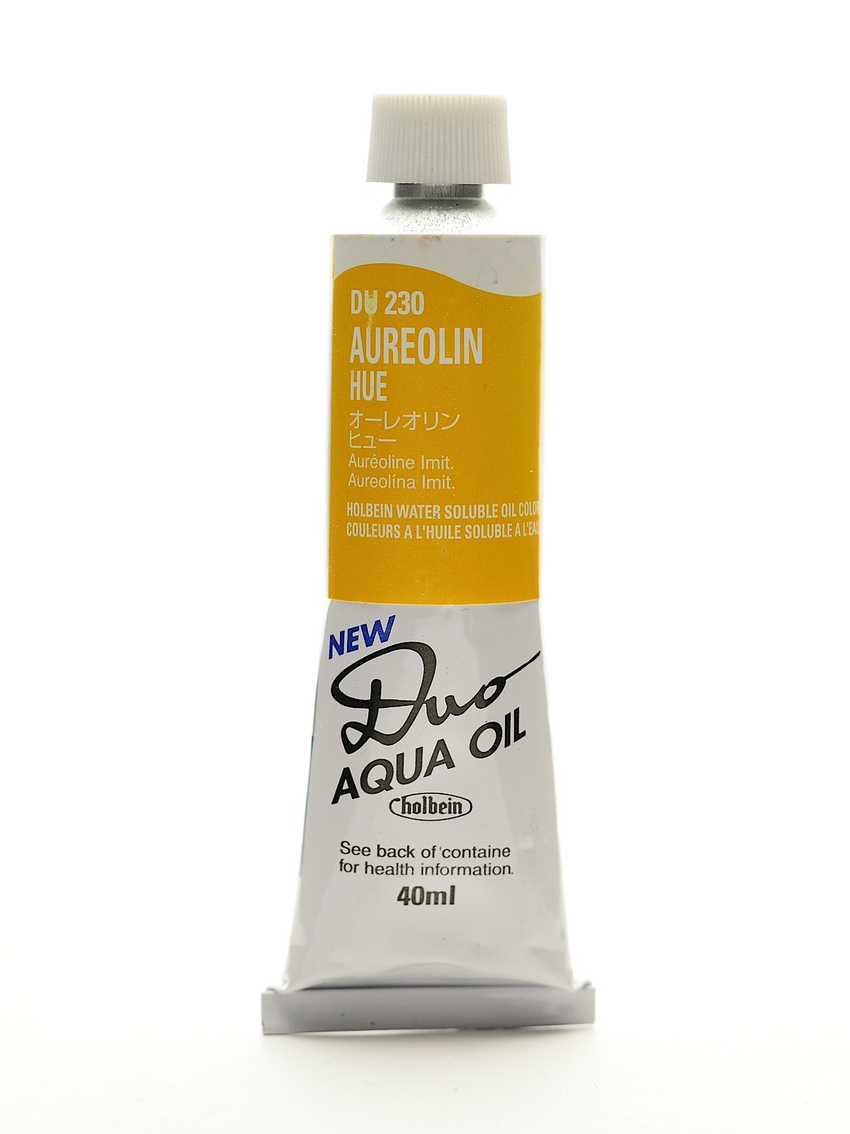 Duo Aqua Artist Oil Color Aureolin Hue 40 Ml