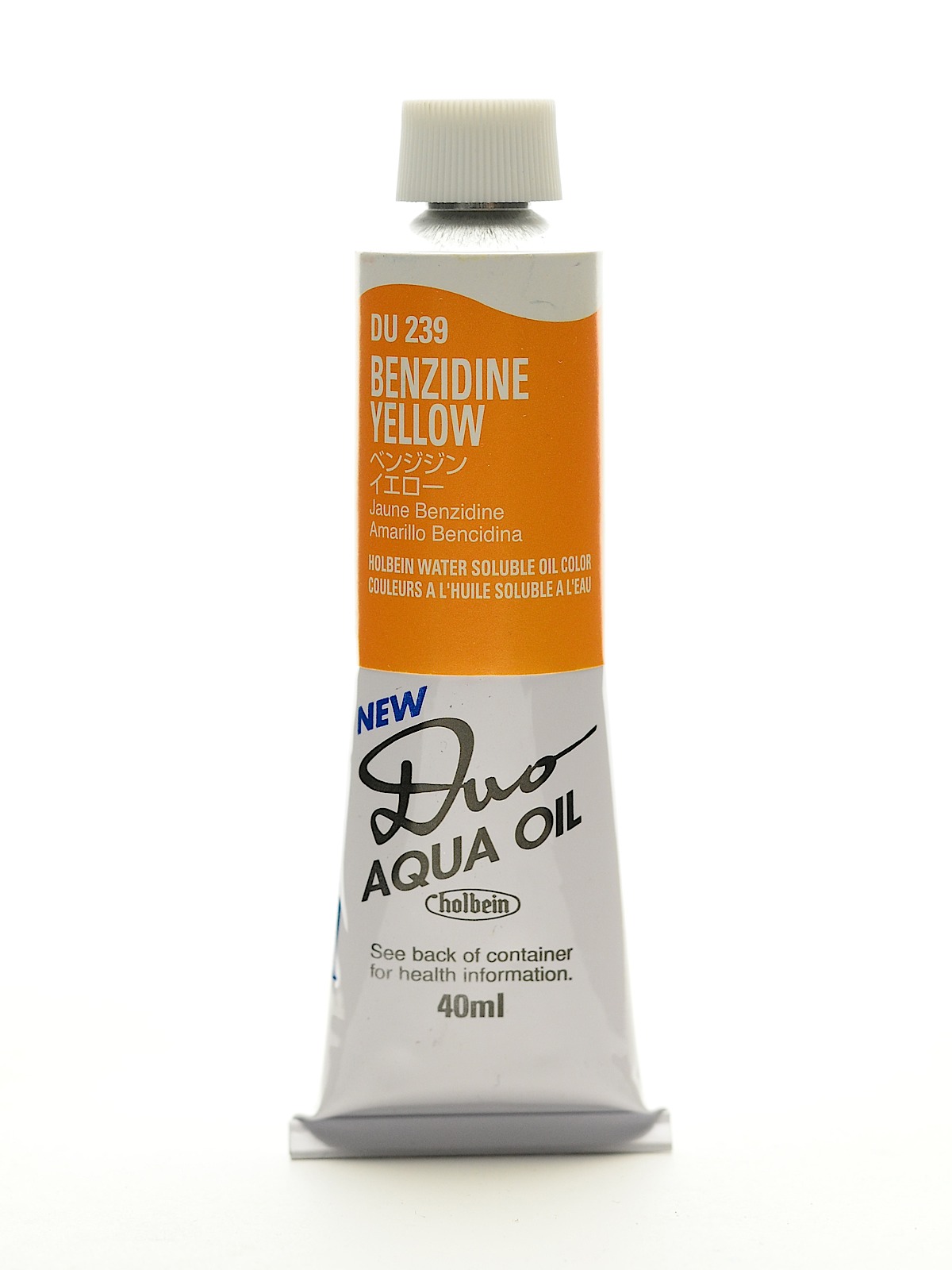 Duo Aqua Artist Oil Color benzidine yellow 40 ml