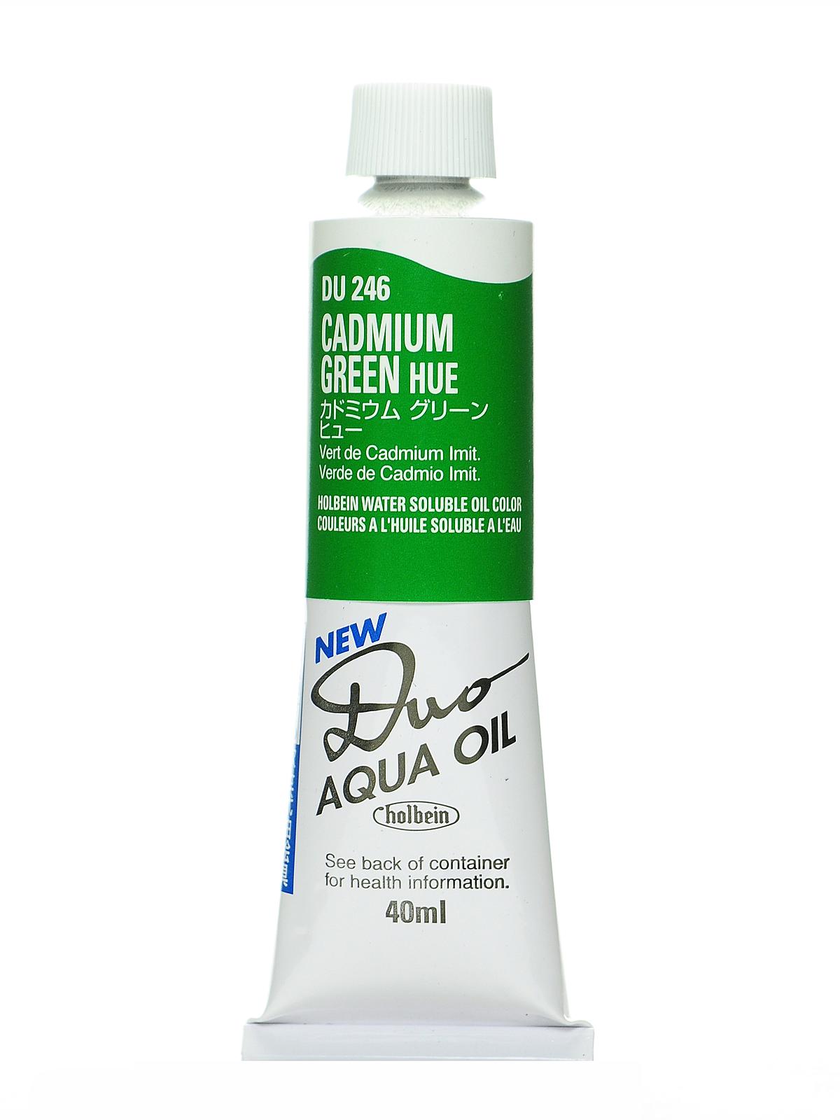 Duo Aqua Artist Oil Color Cadmium Green Hue 40 Ml