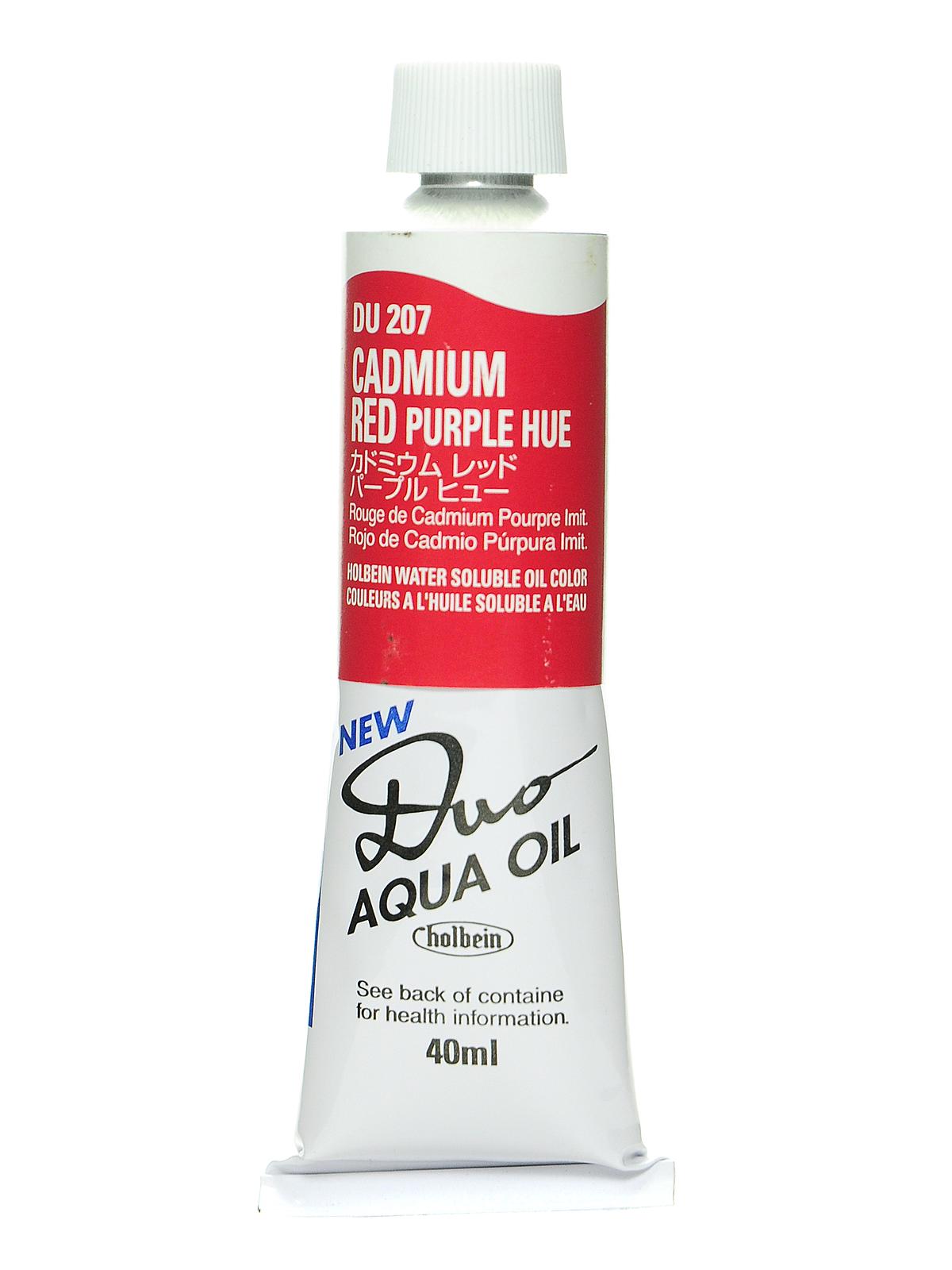 Duo Aqua Artist Oil Color cadmium red purple hue 40 ml