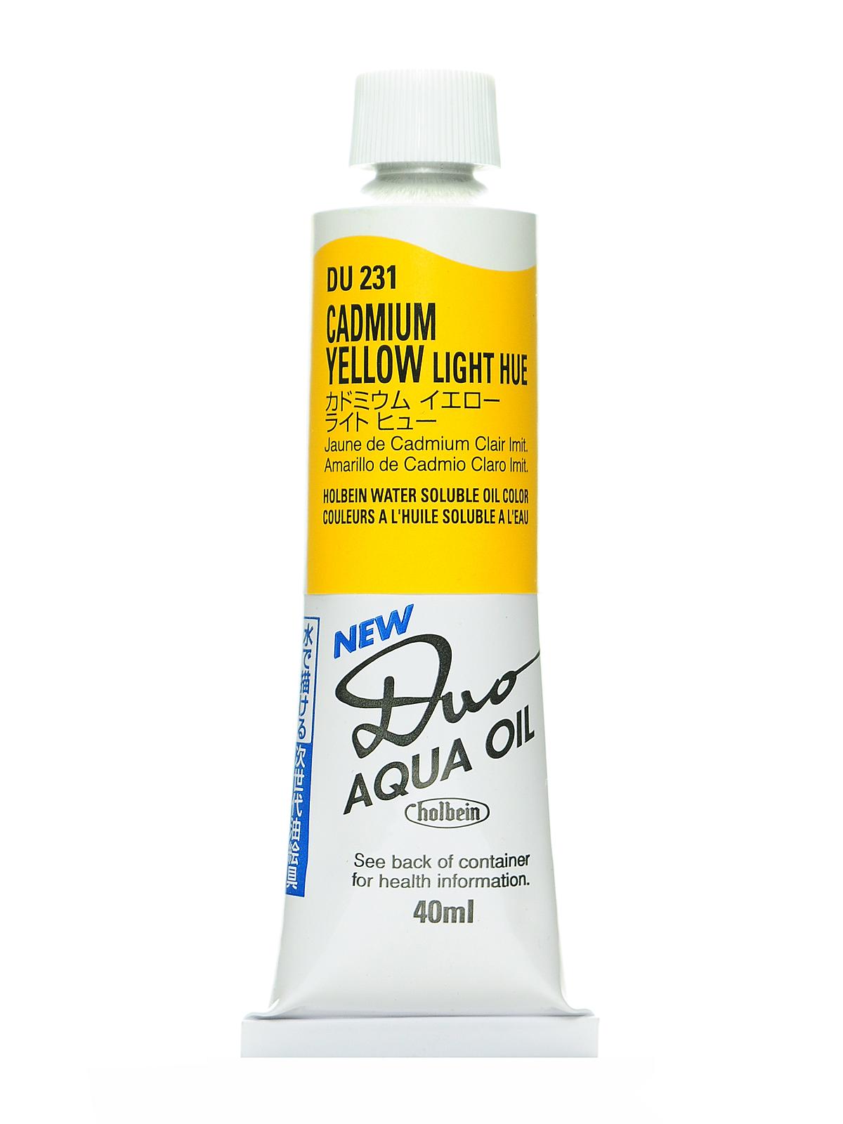 Duo Aqua Artist Oil Color cadmium yellow light hue 40 ml