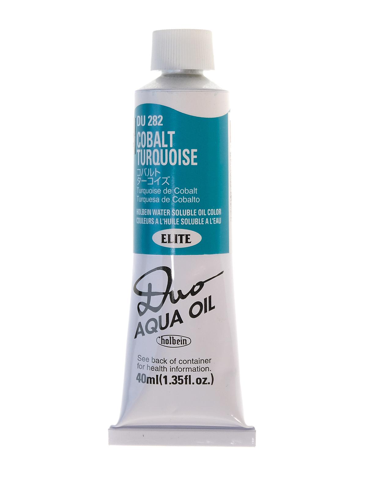 Duo Aqua Artist Oil Color Cobalt Turquoise 40 Ml