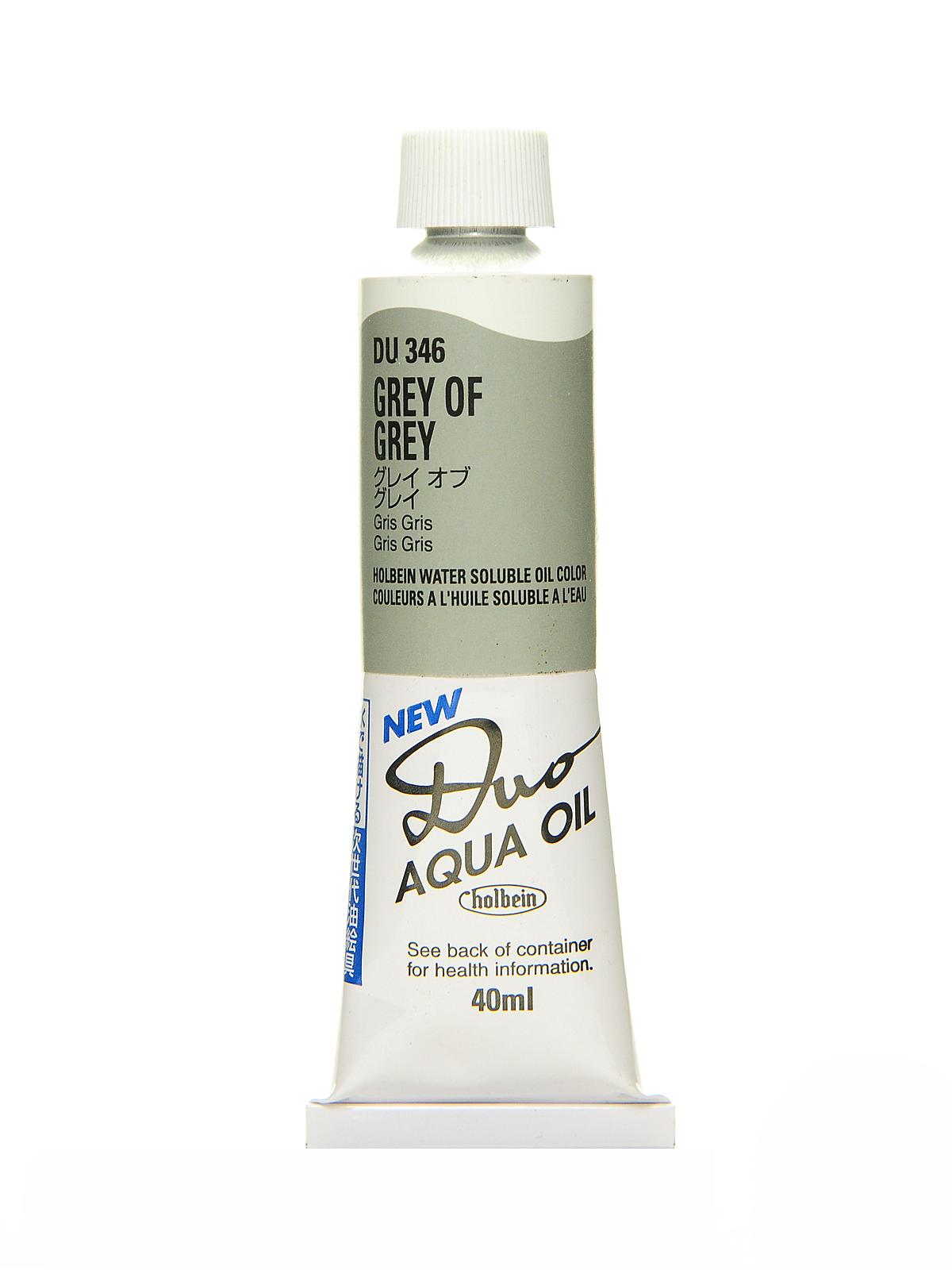 Duo Aqua Artist Oil Color grey of grey 40 ml