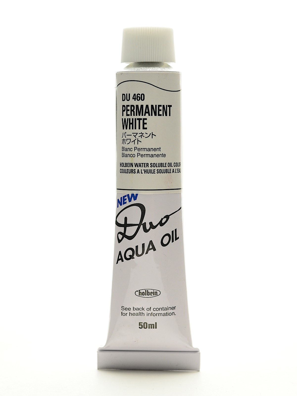 Duo Aqua Artist Oil Color Permanent White 50 Ml