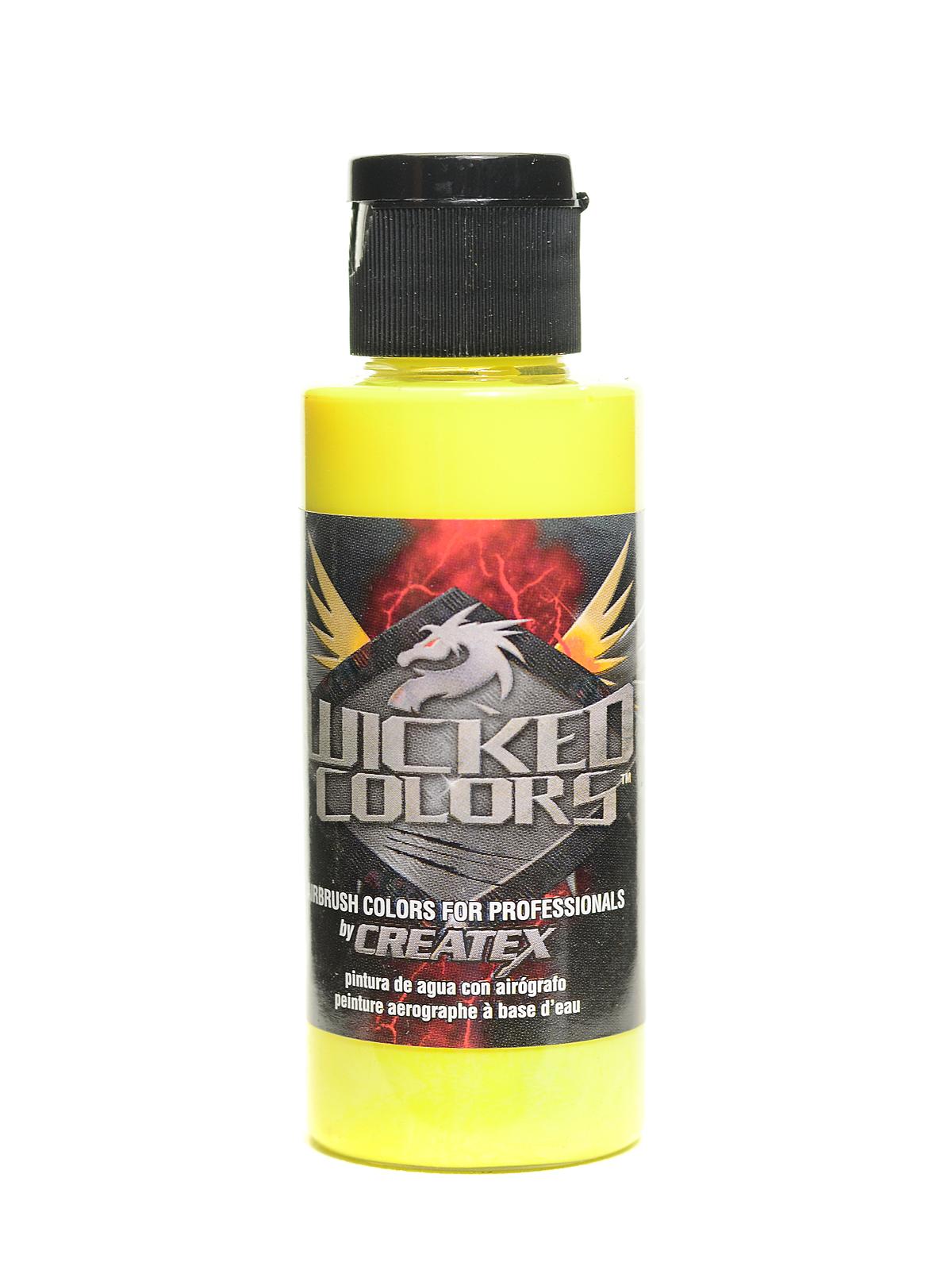 Wicked Colors yellow 2 oz.