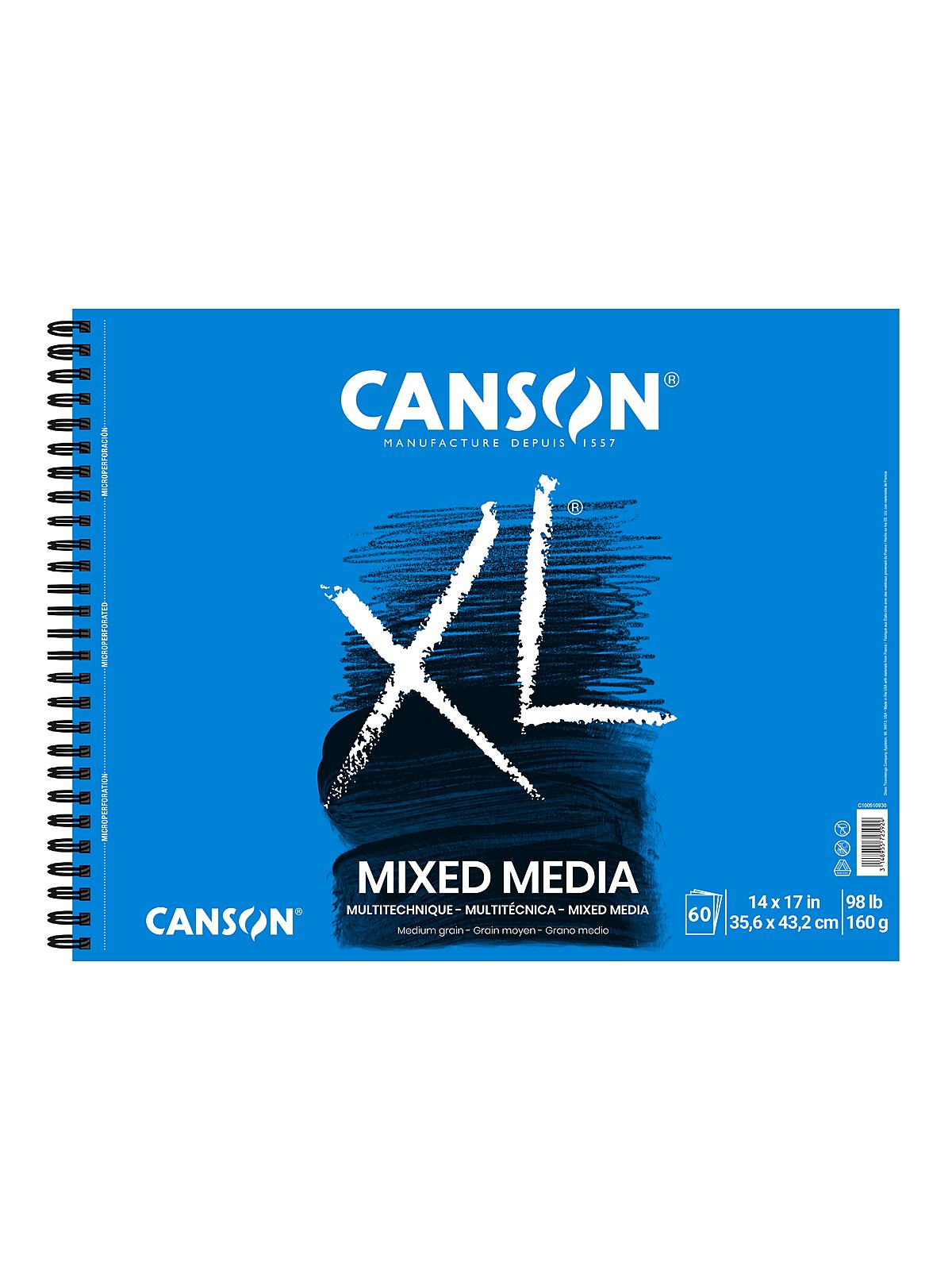 XL Mix Media Pads 14 in. x 17 in. pad of 60 sheets wire bound