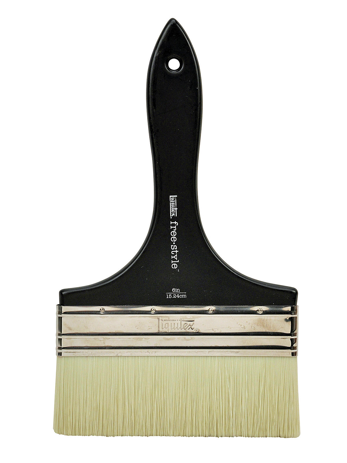Free-Style Large Scale Brushes broad flat varnish 6 in. short handle