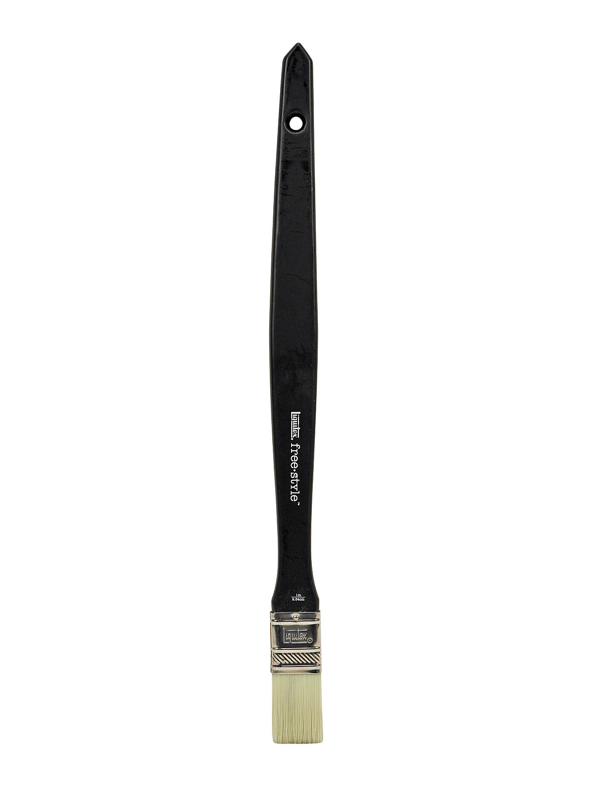 Free-Style Large Scale Brushes broad flat varnish 1 in. long handle
