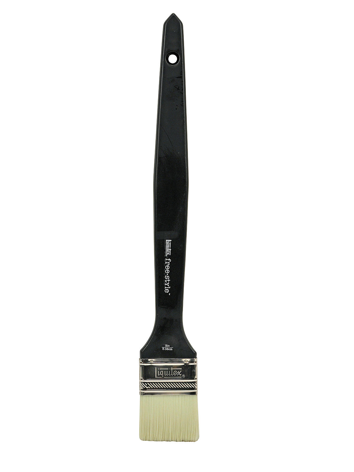 Free-Style Large Scale Brushes broad flat varnish 2 in. long handle