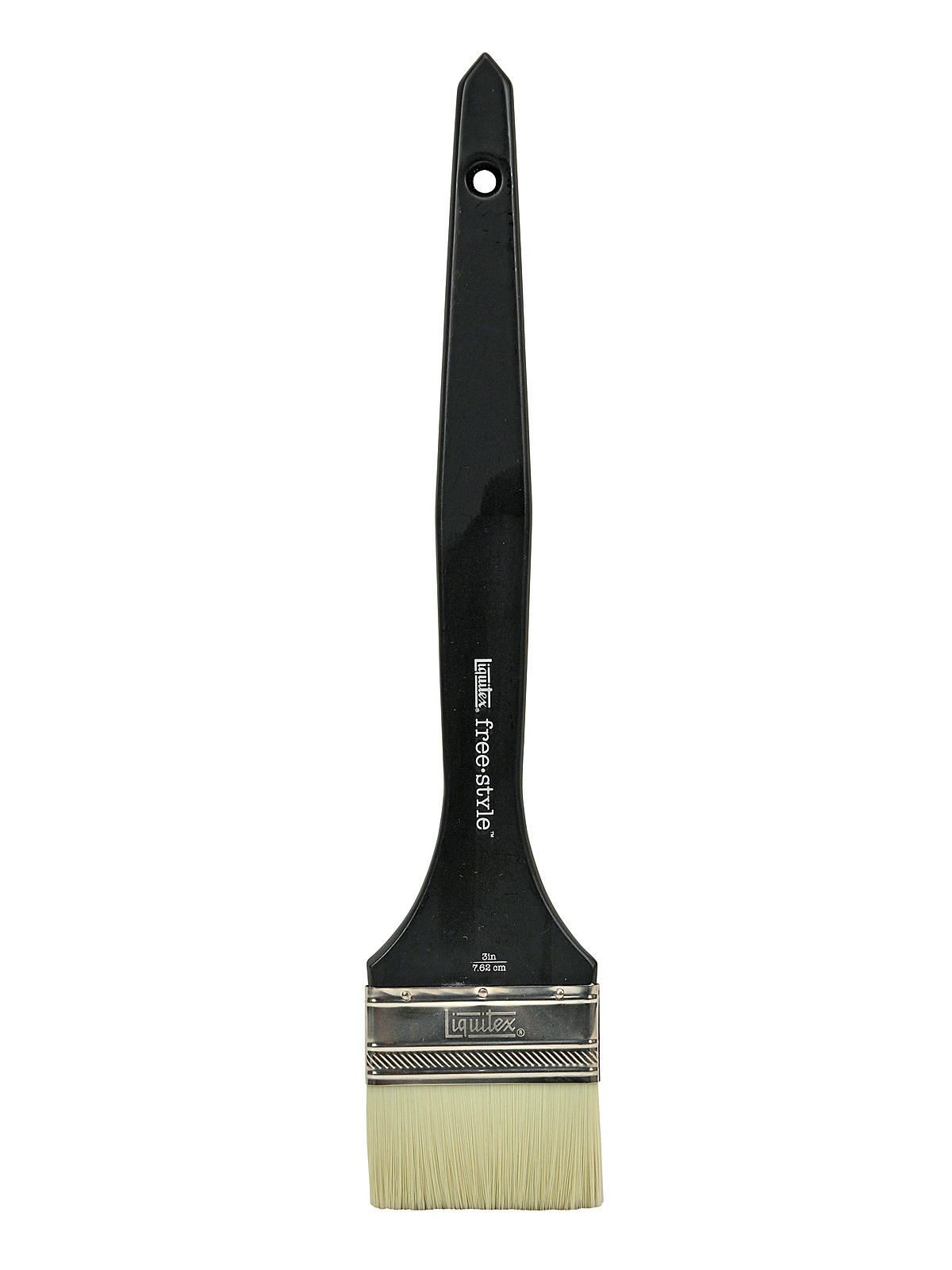 Free-Style Large Scale Brushes broad flat varnish 3 in. long handle