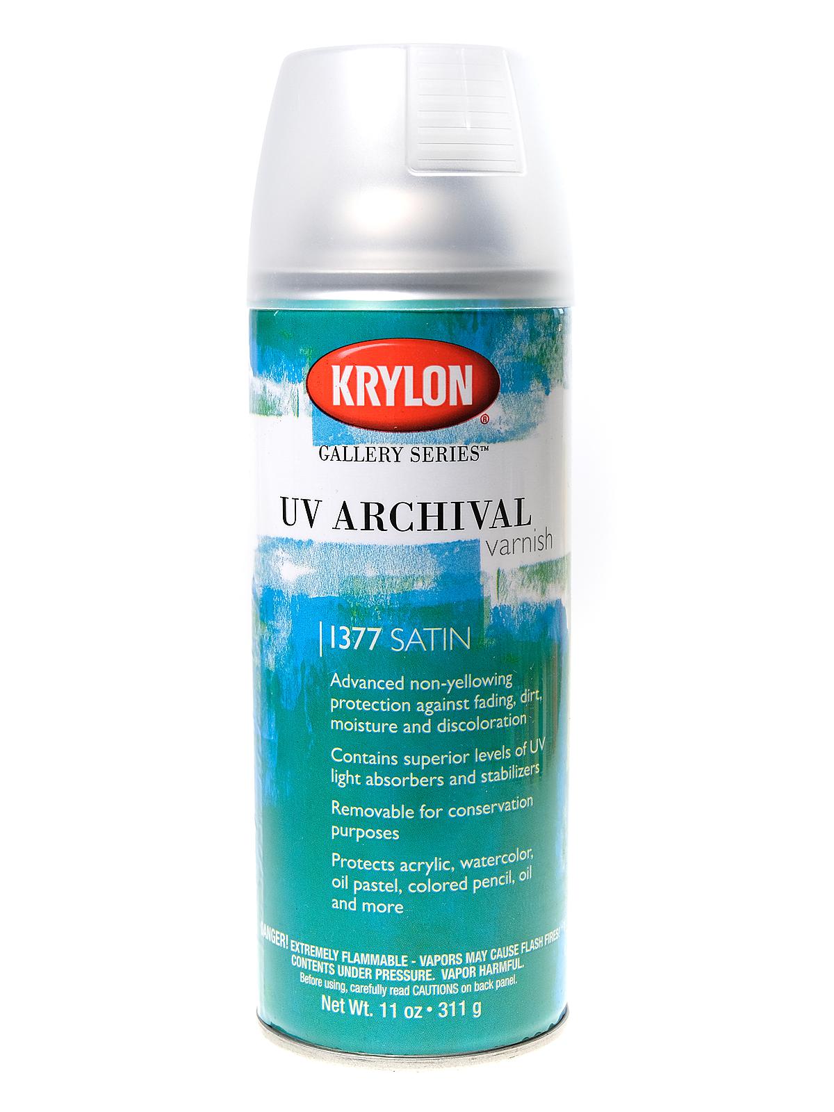 Archival UV Varnishes satin 11 oz. can