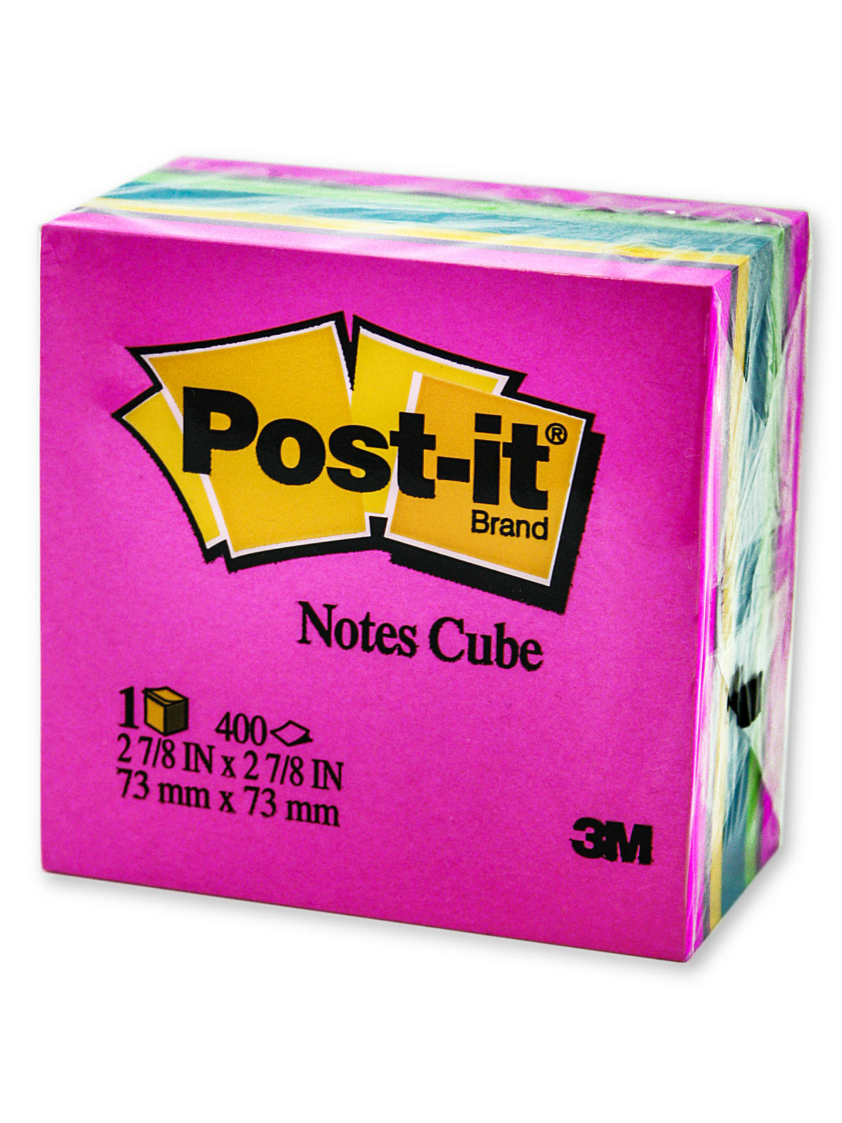 Note Cube 3 In. X 3 In. 5 Assorted Colors Pad Of 400