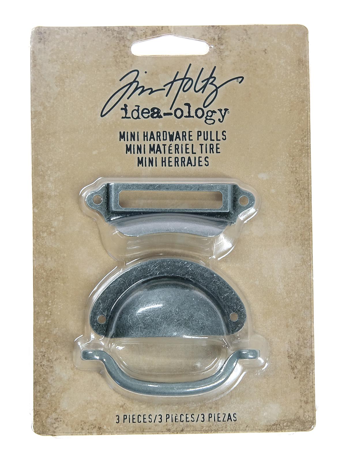 Idea-ology Findings mini hardware pulls pack of 3