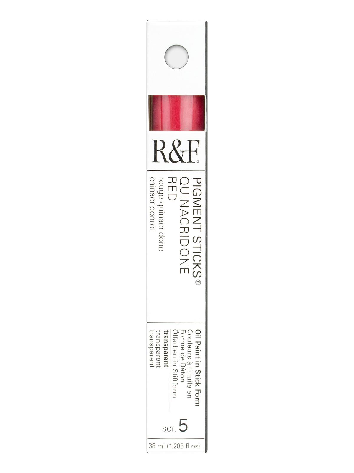 Pigment Sticks quinacridone red 38 ml