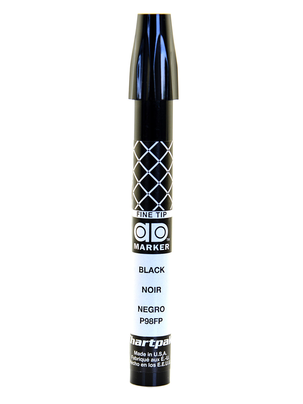AD Markers black fine point nib