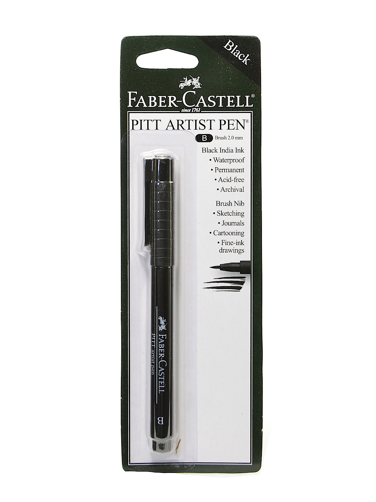 Pitt Artist Pens Black Brush