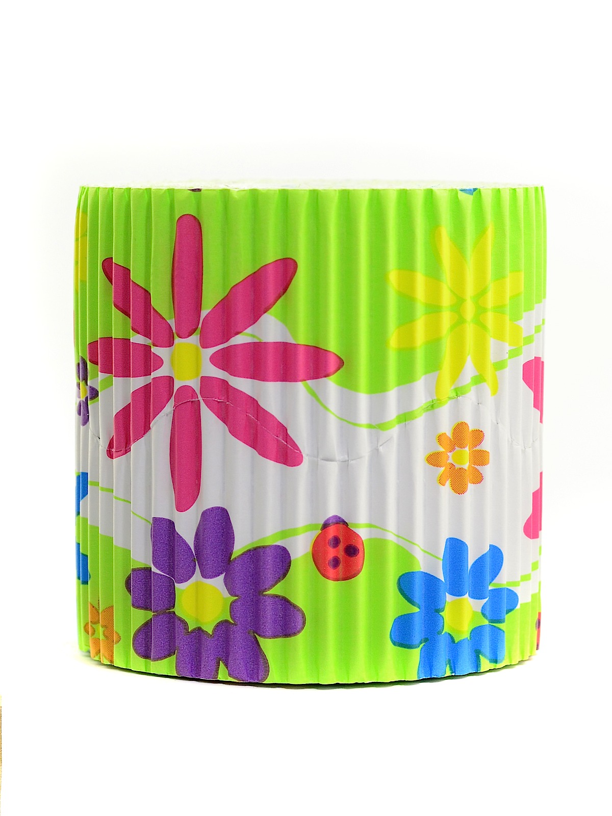 Bordette Corrugated Roll Flower Print