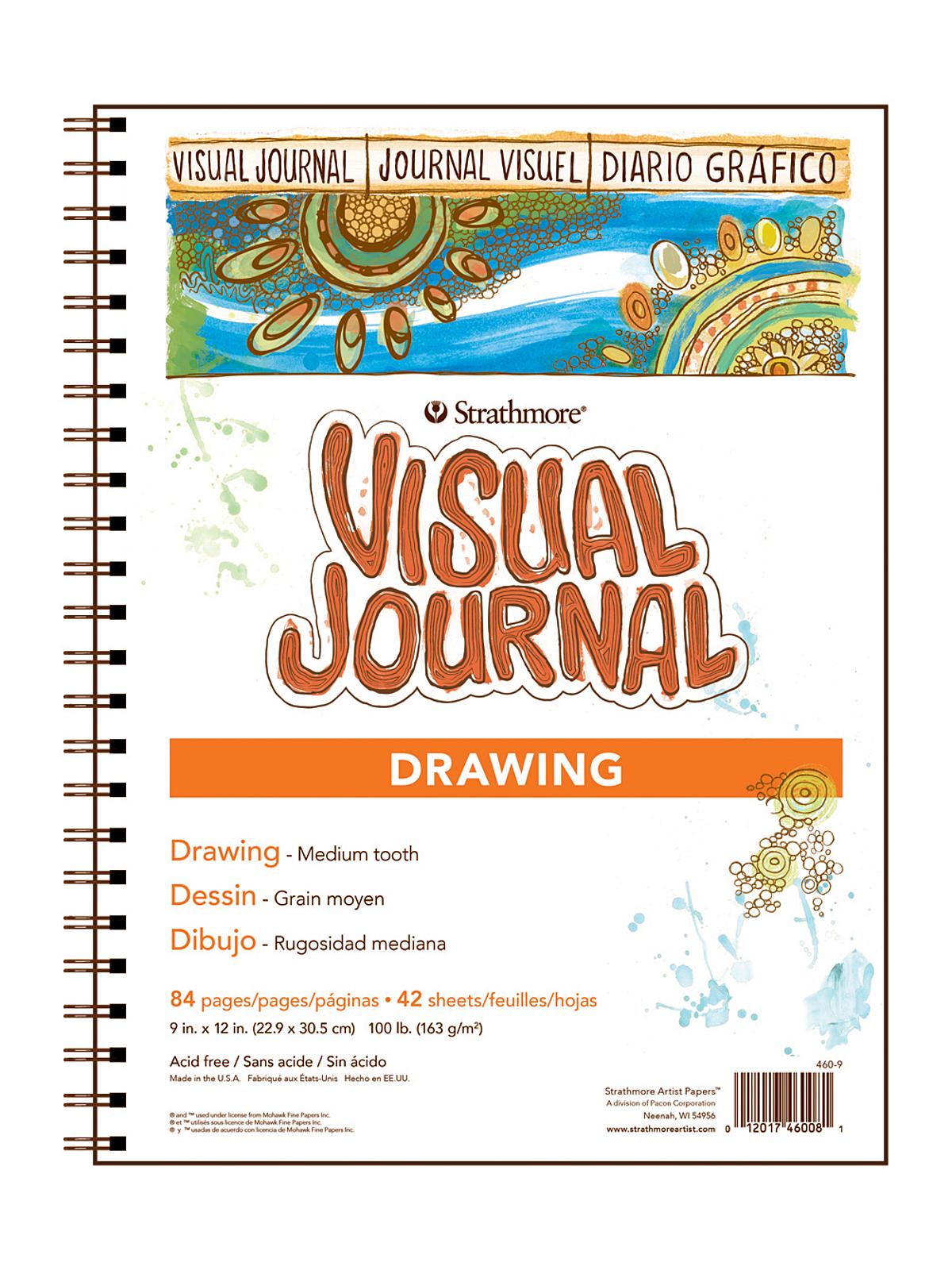 Visual Drawing Journals 9 in. x 12 in. 42 sheets