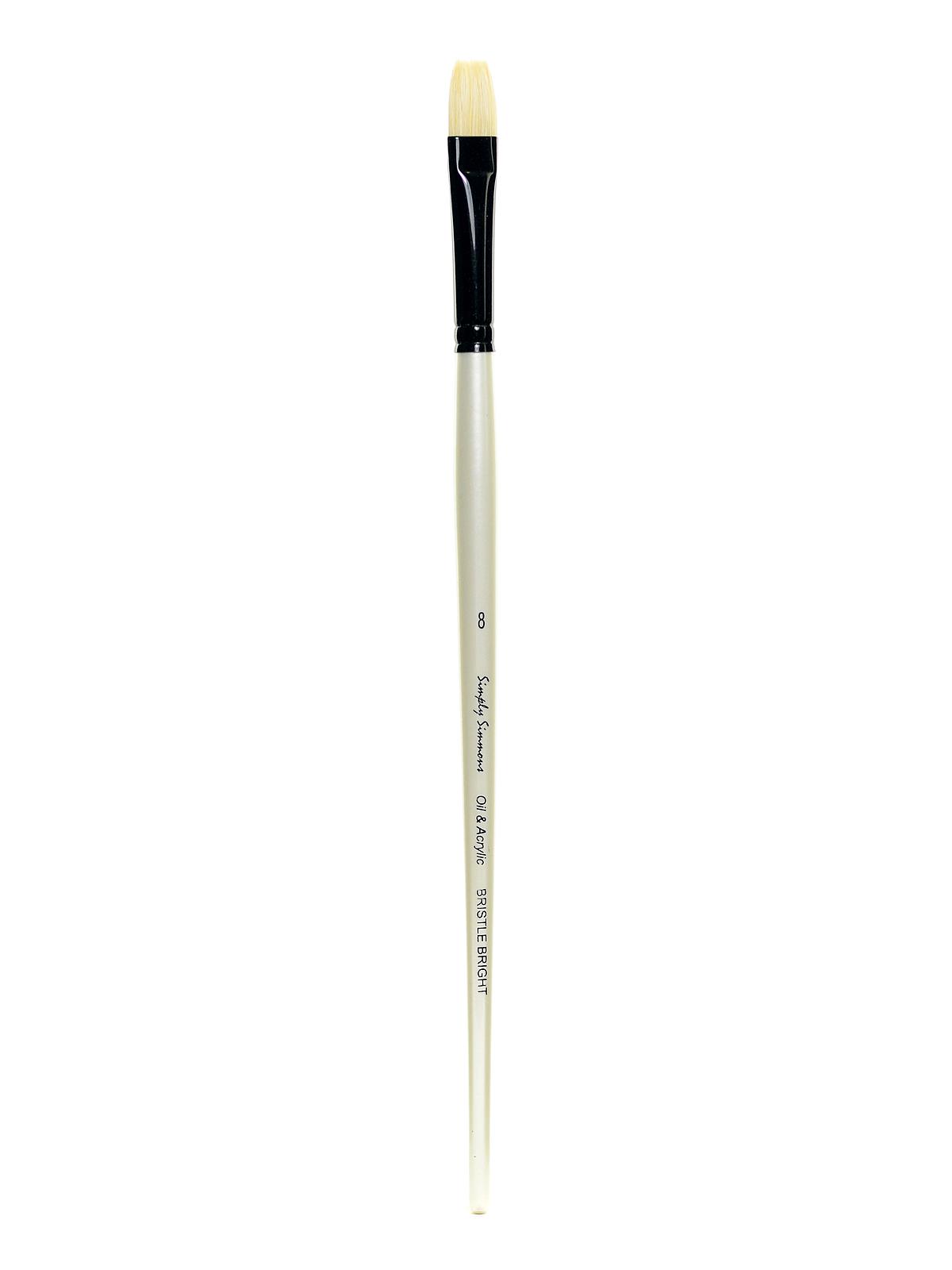 Simply Simmons Long Handle Brushes bristle bright 8