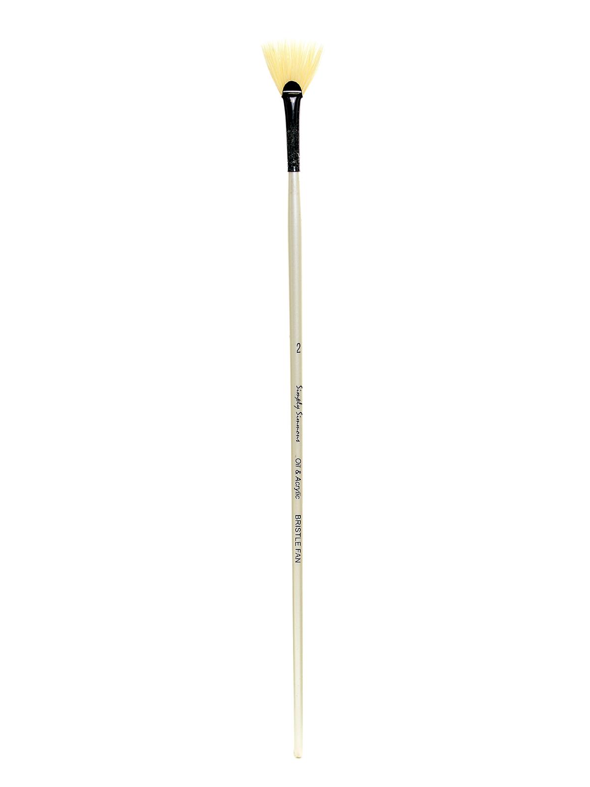 Simply Simmons Long Handle Brushes bristle fan 2
