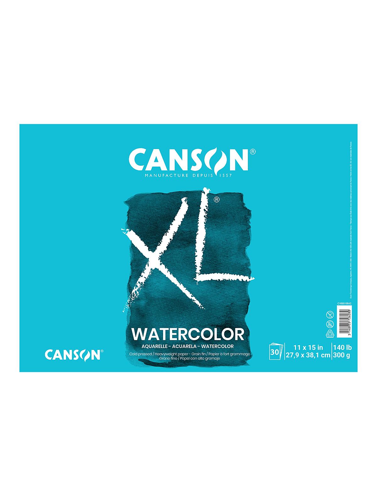 XL Watercolor Pads 11 in. x 15 in. pad of 30