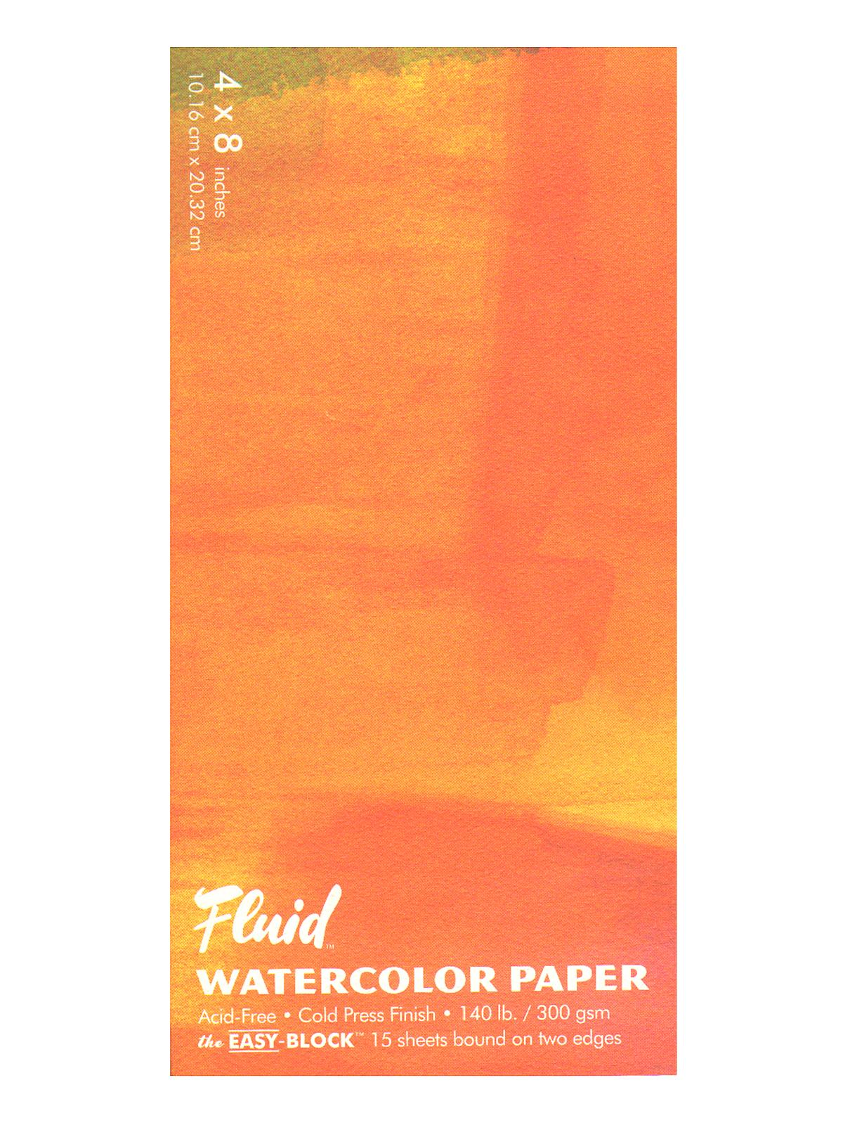 Cold Press Watercolor Paper 4 In. X 8 In. Block