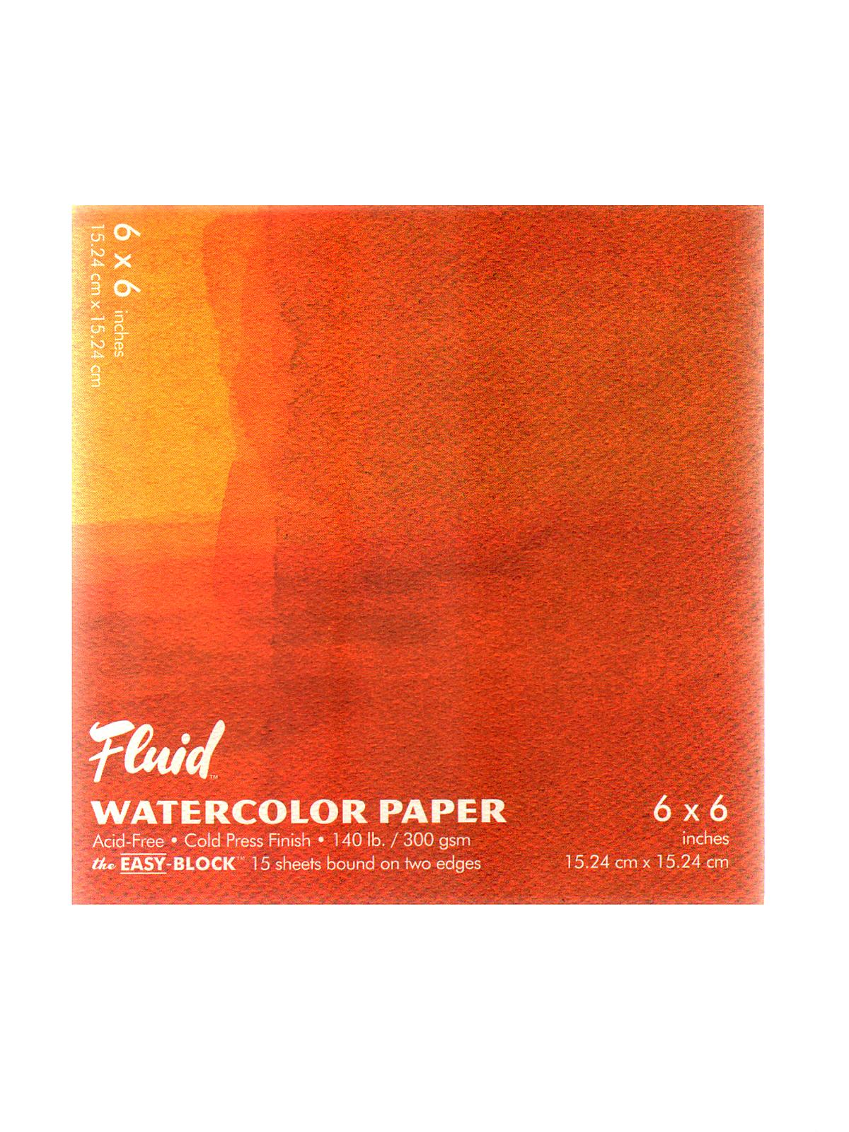 Cold Press Watercolor Paper 6 in. x 6 in. block